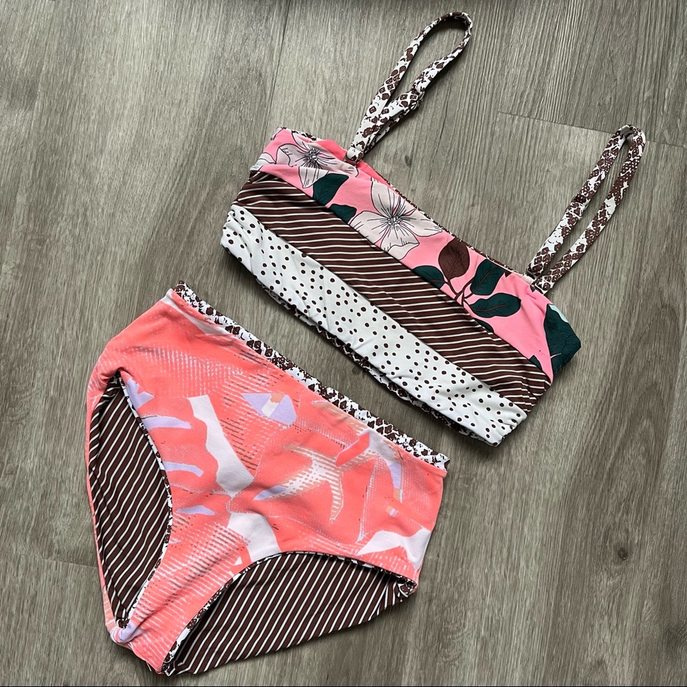 Maaji Coconut Brown Python Bikini Set - image 2